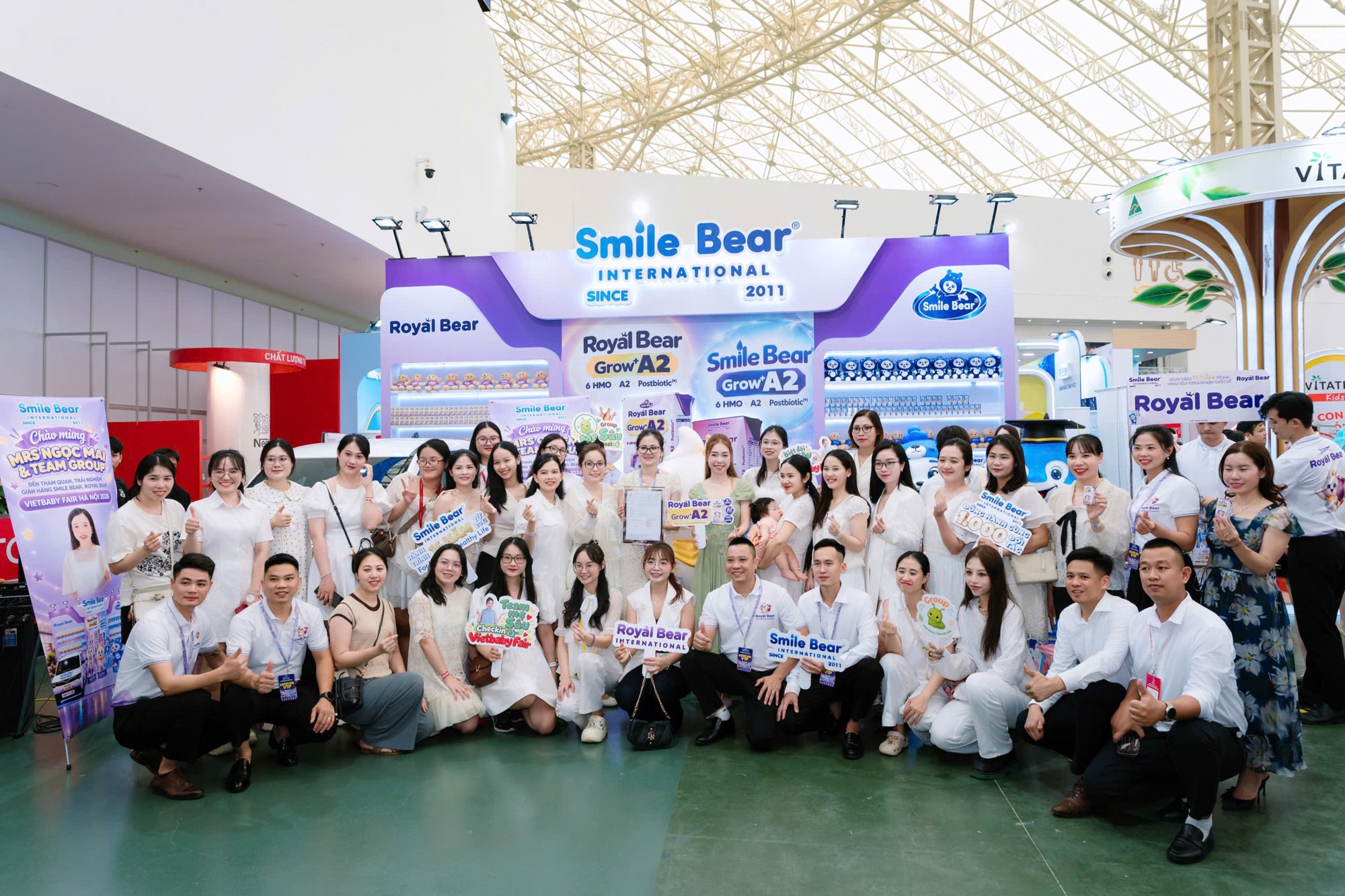 Smile Bear & Royal Bear tại Vietbaby Fair Hà Nội 2026: gian hàng rực rỡ, kết nối cộng đồng mẹ bỉm — ảnh 8/11