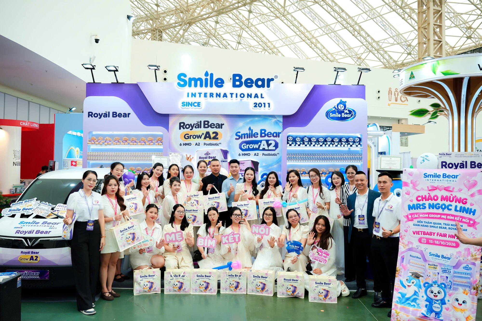 Smile Bear & Royal Bear tại Vietbaby Fair Hà Nội 2026: gian hàng rực rỡ, kết nối cộng đồng mẹ bỉm — ảnh 11/11